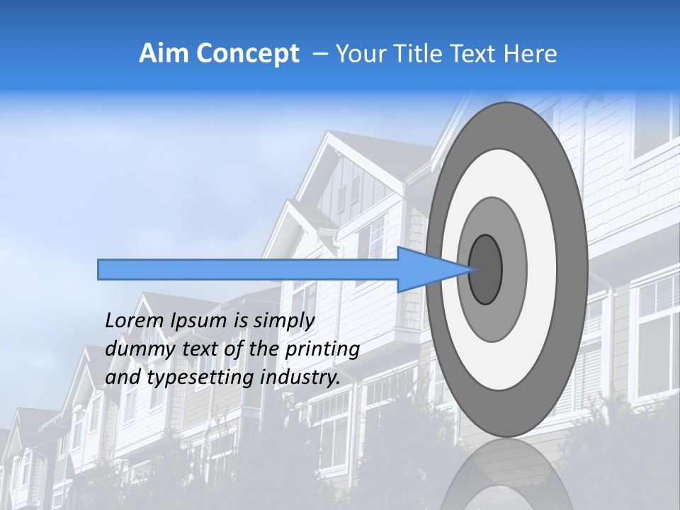 House Accommodation Luxury PowerPoint Template