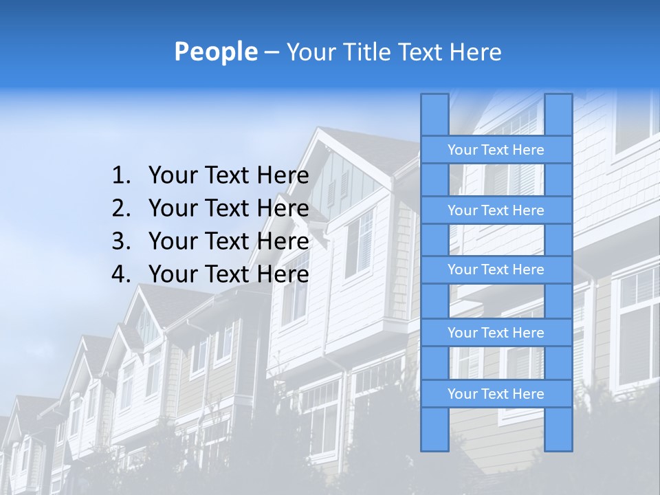 House Accommodation Luxury PowerPoint Template