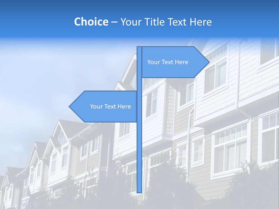 House Accommodation Luxury PowerPoint Template