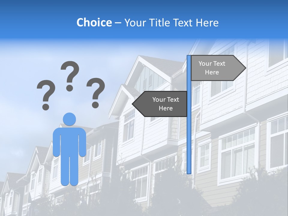 House Accommodation Luxury PowerPoint Template