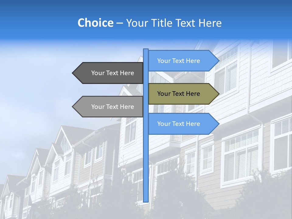 House Accommodation Luxury PowerPoint Template