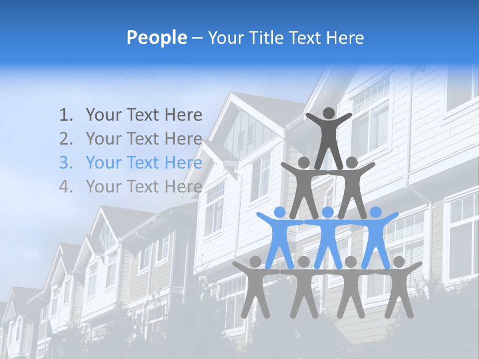 House Accommodation Luxury PowerPoint Template