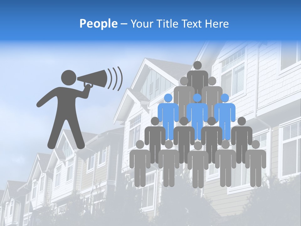 House Accommodation Luxury PowerPoint Template