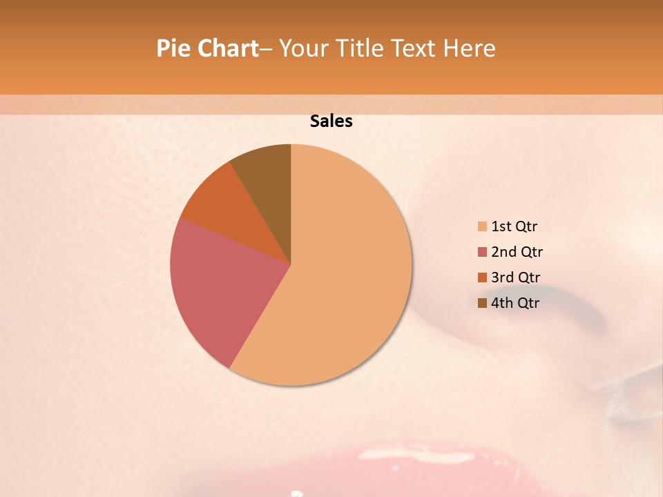 Lashes Colourful Teeth PowerPoint Template