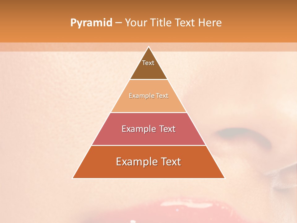 Lashes Colourful Teeth PowerPoint Template