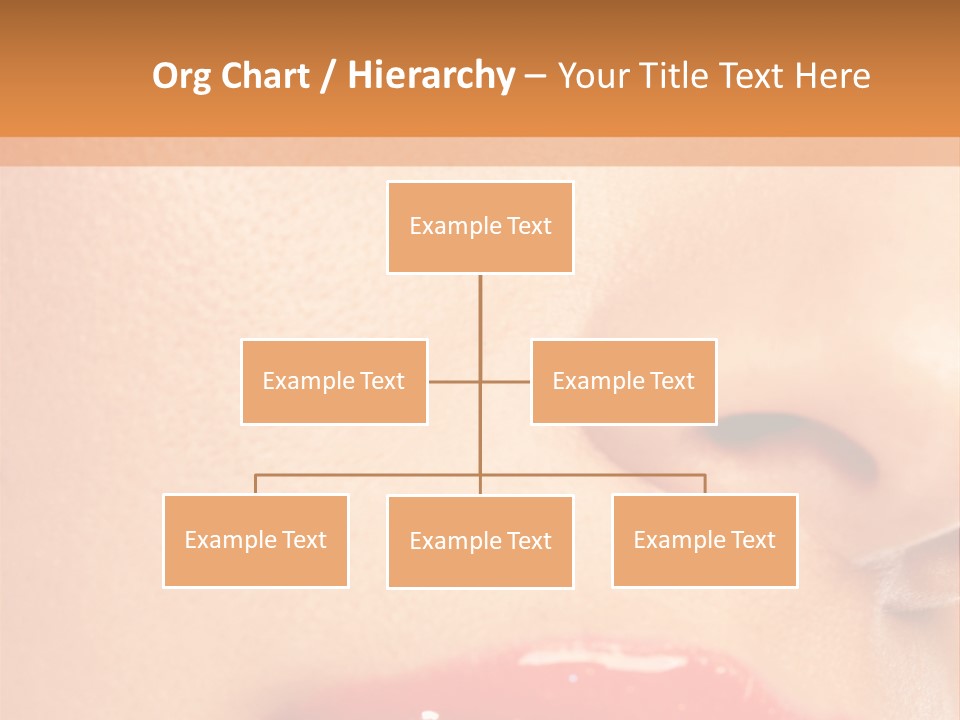 Lashes Colourful Teeth PowerPoint Template
