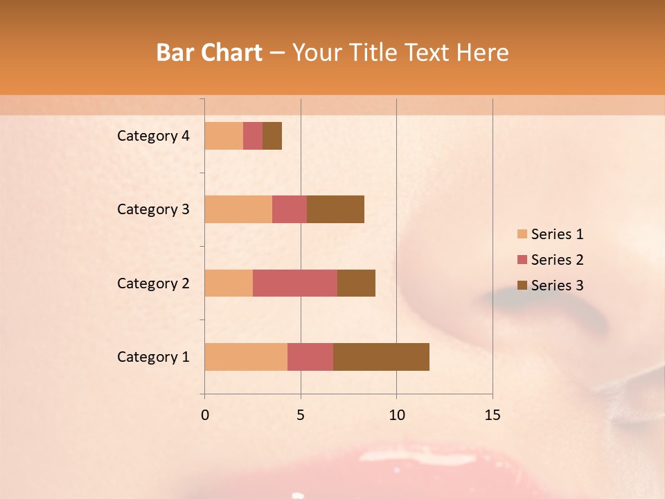 Lashes Colourful Teeth PowerPoint Template