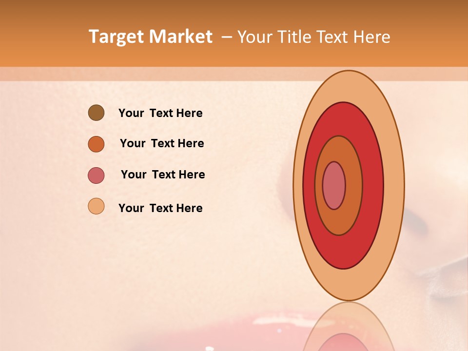 Lashes Colourful Teeth PowerPoint Template