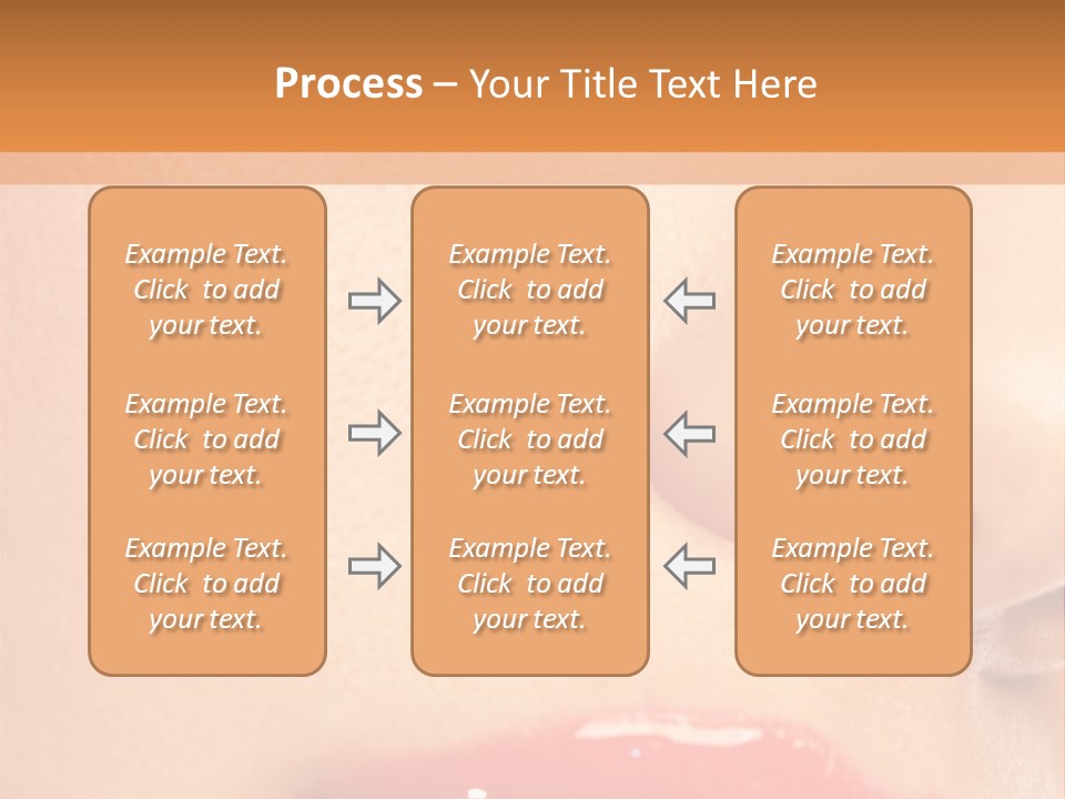 Lashes Colourful Teeth PowerPoint Template