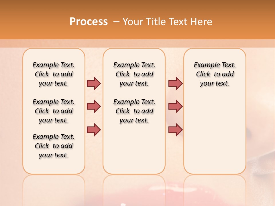 Lashes Colourful Teeth PowerPoint Template