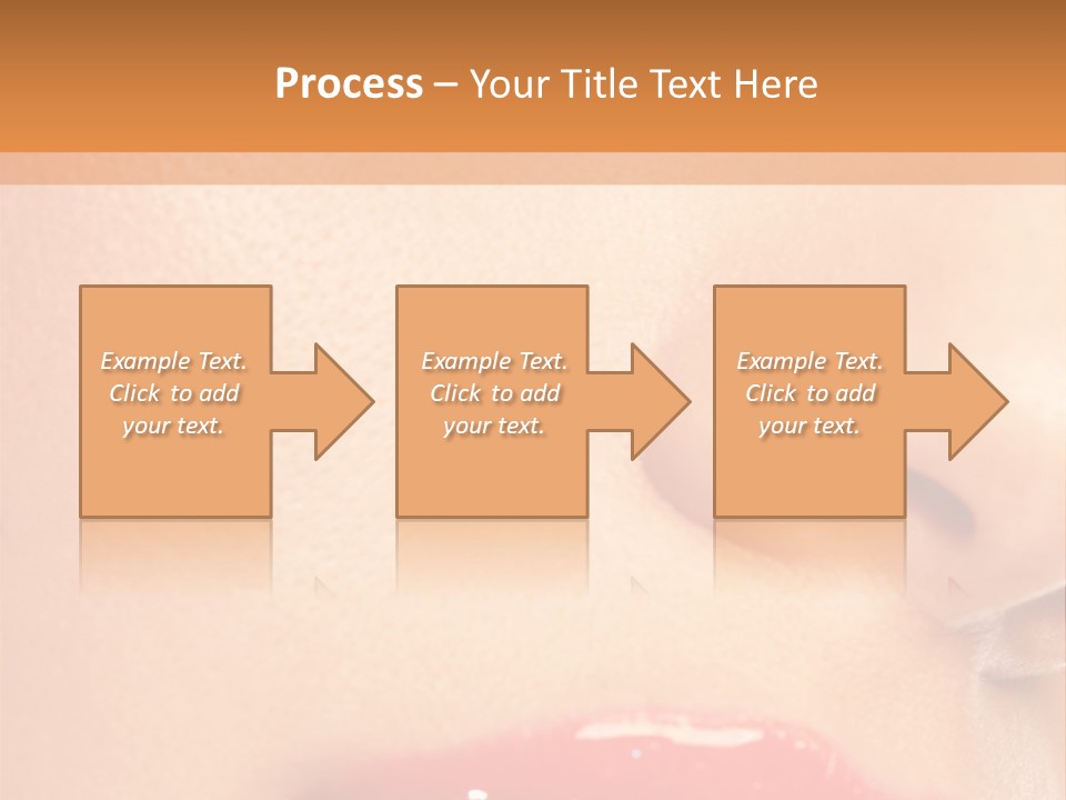 Lashes Colourful Teeth PowerPoint Template
