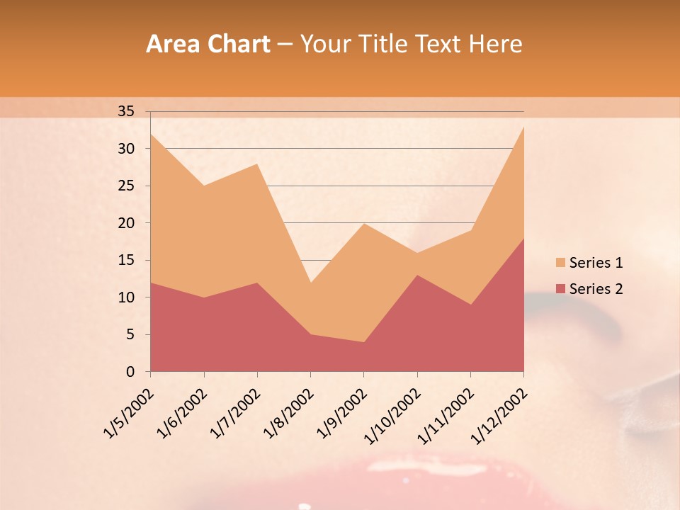 Lashes Colourful Teeth PowerPoint Template
