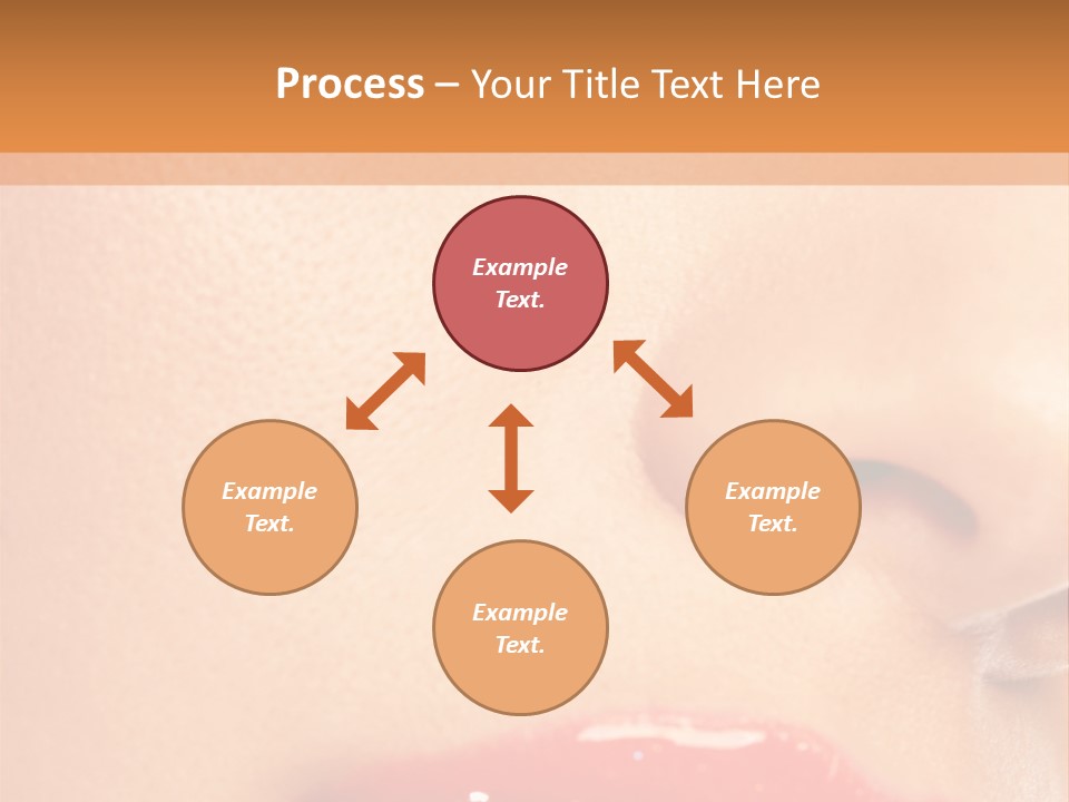 Lashes Colourful Teeth PowerPoint Template