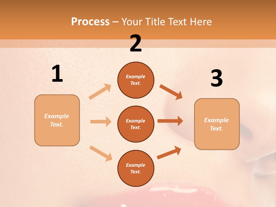 Lashes Colourful Teeth PowerPoint Template