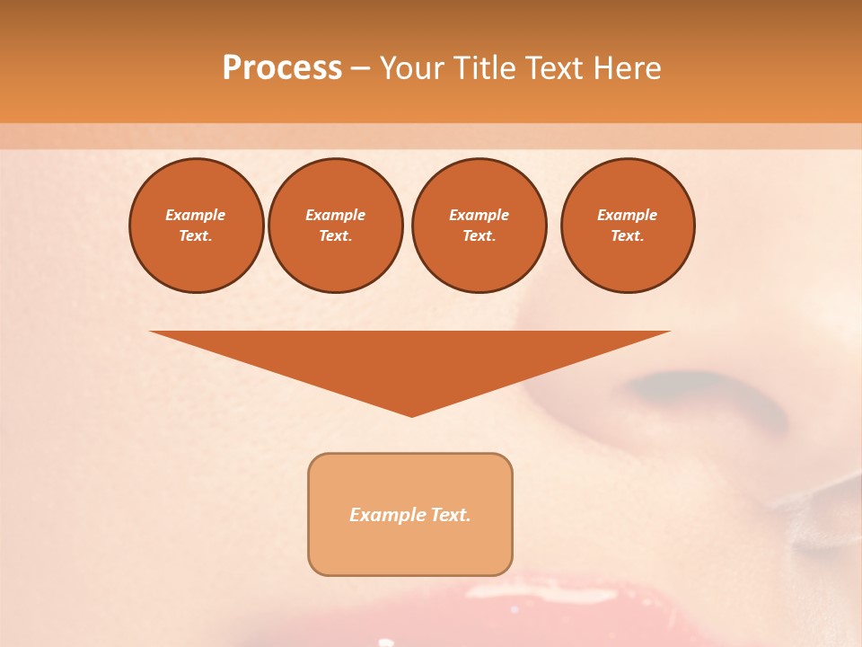 Lashes Colourful Teeth PowerPoint Template