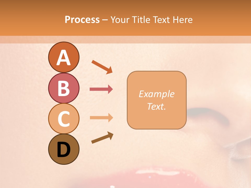 Lashes Colourful Teeth PowerPoint Template