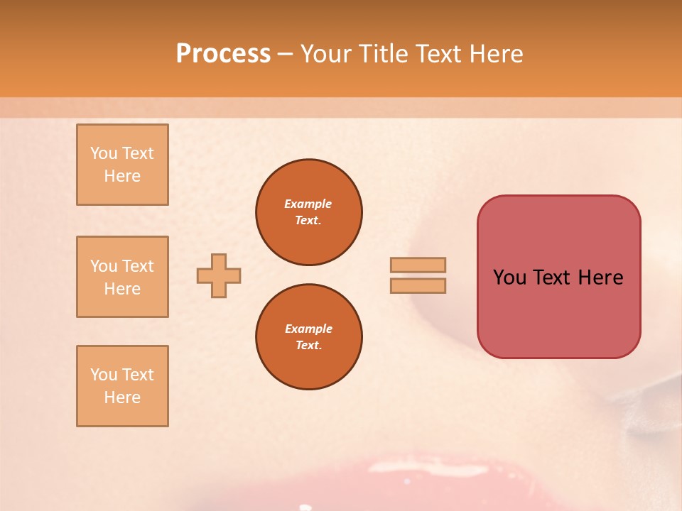 Lashes Colourful Teeth PowerPoint Template