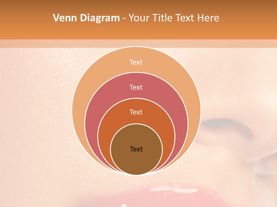 Lashes Colourful Teeth PowerPoint Template