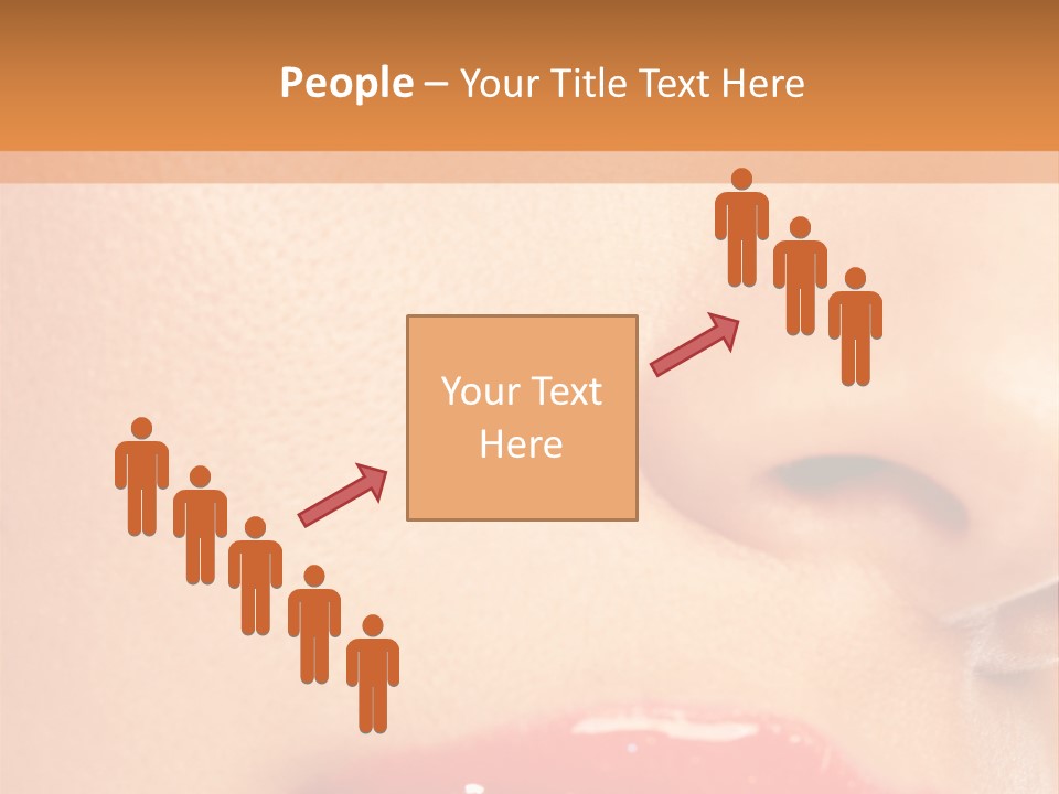 Lashes Colourful Teeth PowerPoint Template