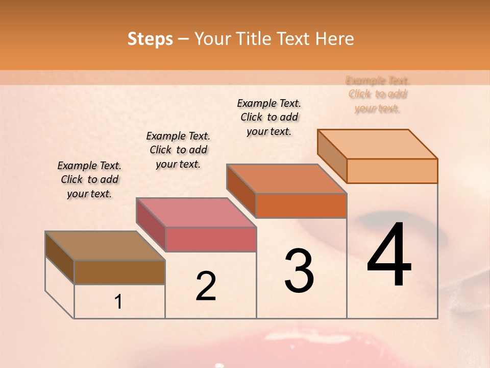Lashes Colourful Teeth PowerPoint Template