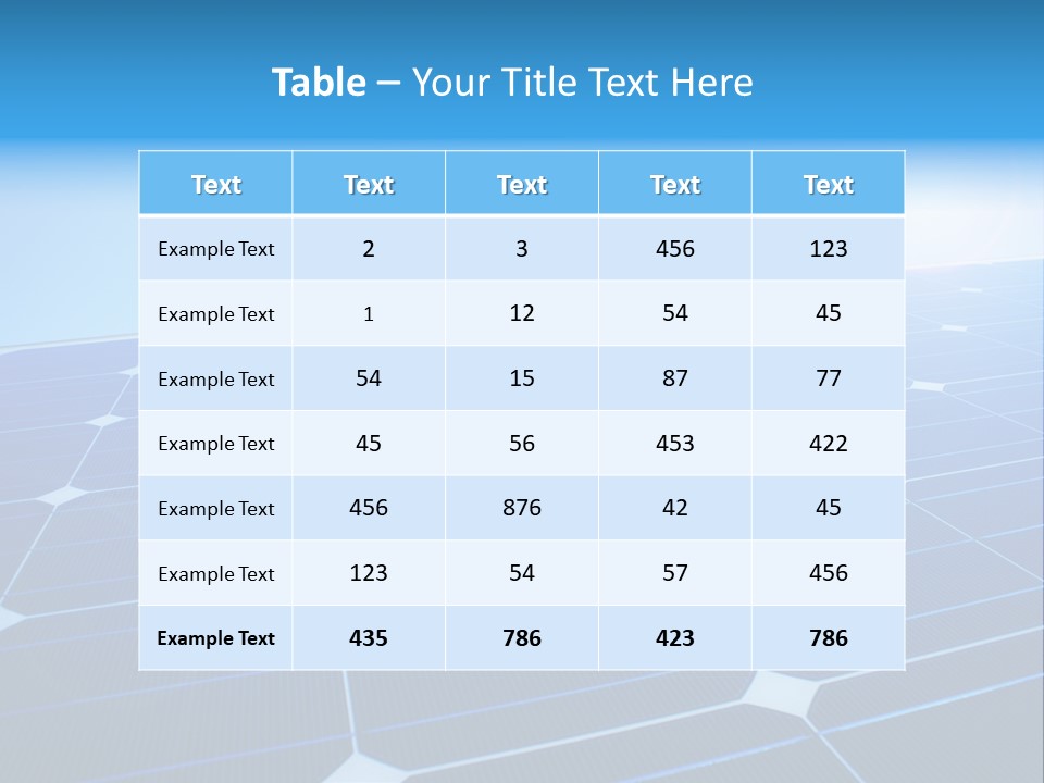 Renewable Environmental Space PowerPoint Template
