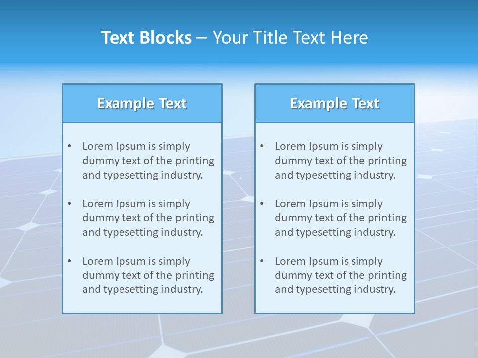 Renewable Environmental Space PowerPoint Template