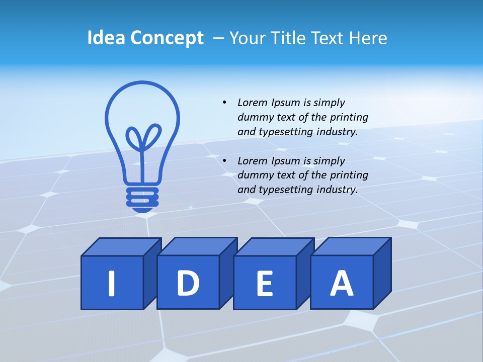 Renewable Environmental Space PowerPoint Template