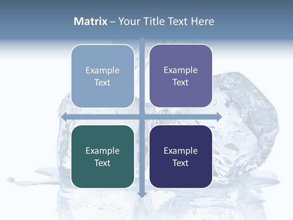 Transparent Refrigerate Freeze PowerPoint Template