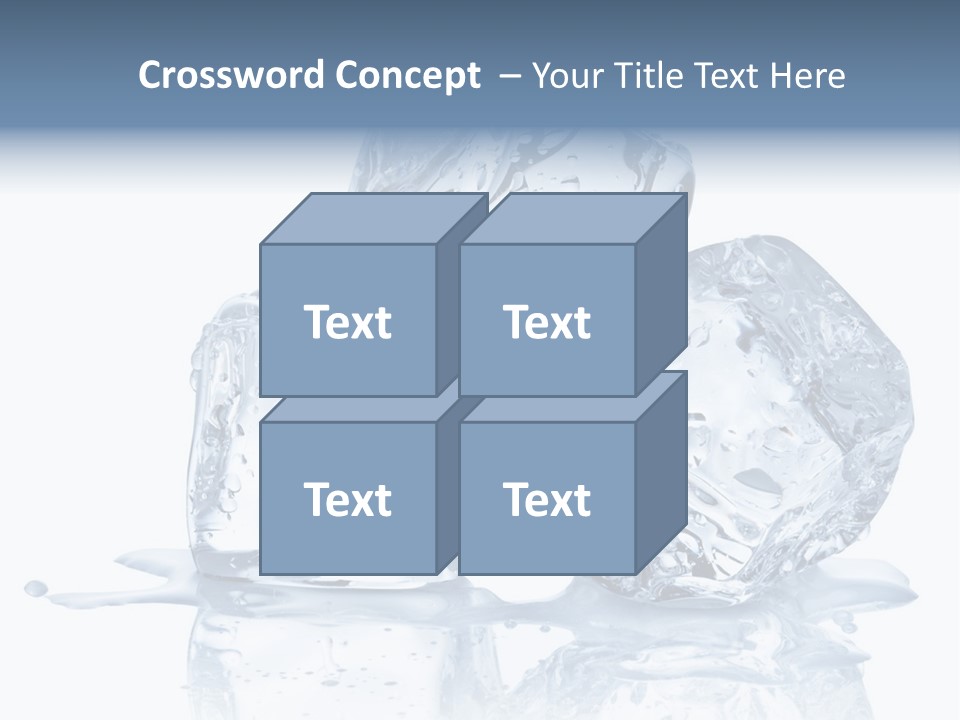 Transparent Refrigerate Freeze PowerPoint Template