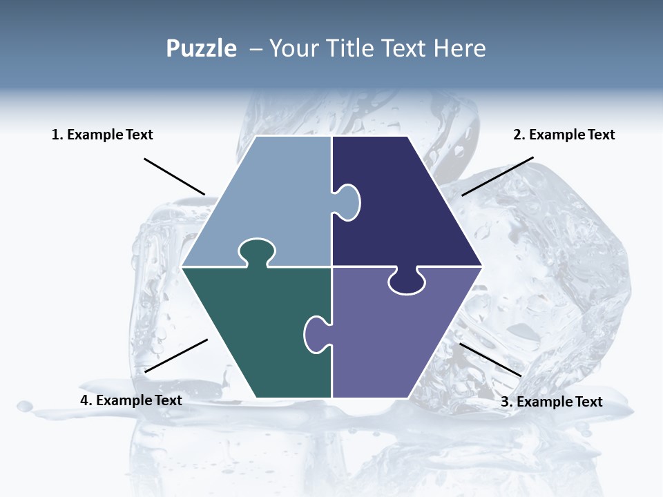 Transparent Refrigerate Freeze PowerPoint Template