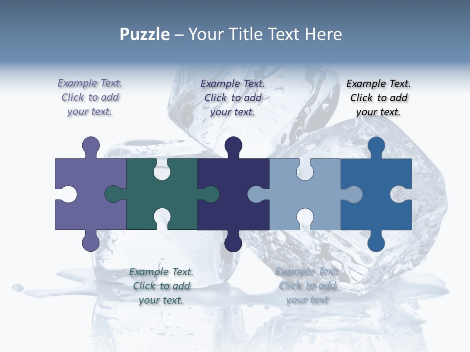 Transparent Refrigerate Freeze PowerPoint Template