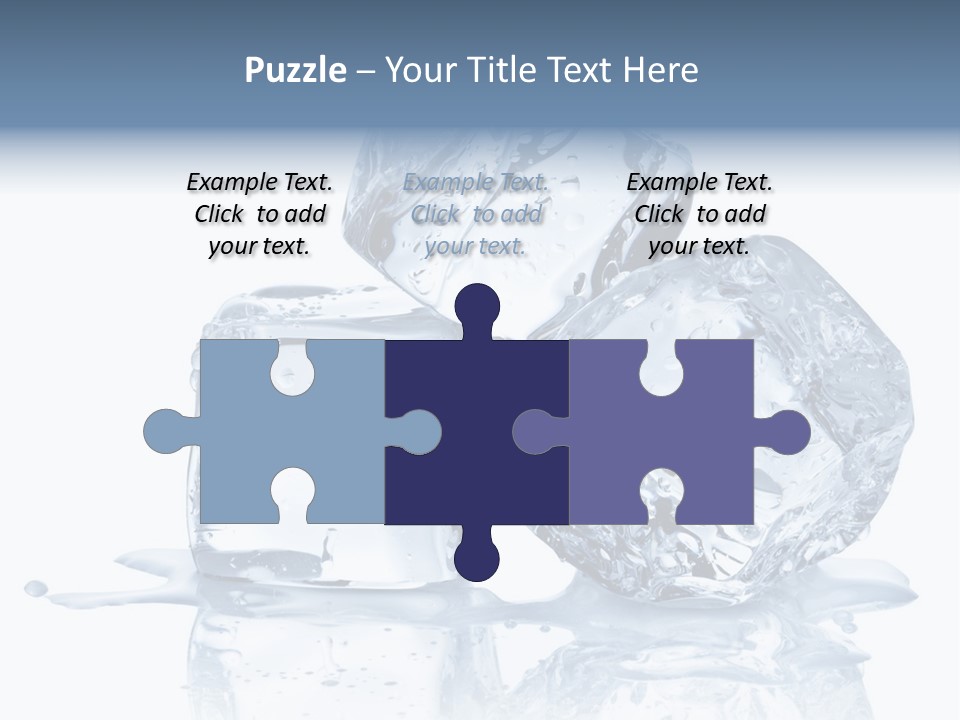 Transparent Refrigerate Freeze PowerPoint Template