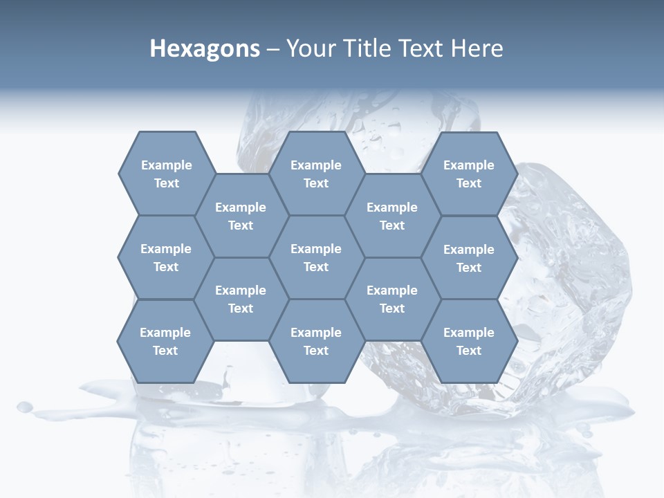 Transparent Refrigerate Freeze PowerPoint Template