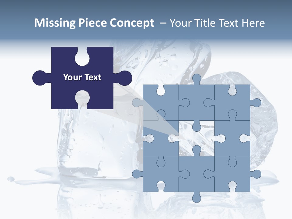 Transparent Refrigerate Freeze PowerPoint Template