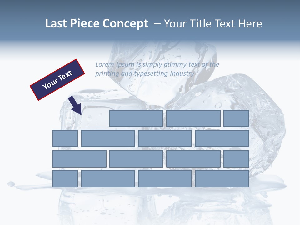 Transparent Refrigerate Freeze PowerPoint Template