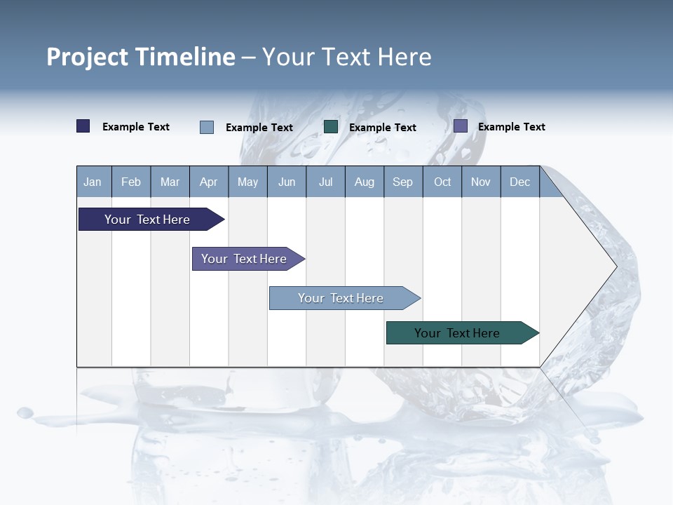 Transparent Refrigerate Freeze PowerPoint Template