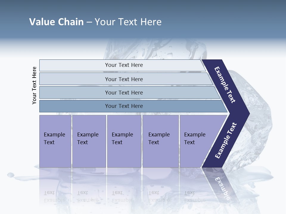 Transparent Refrigerate Freeze PowerPoint Template