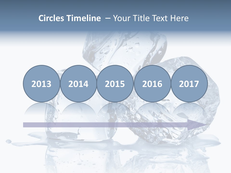 Transparent Refrigerate Freeze PowerPoint Template