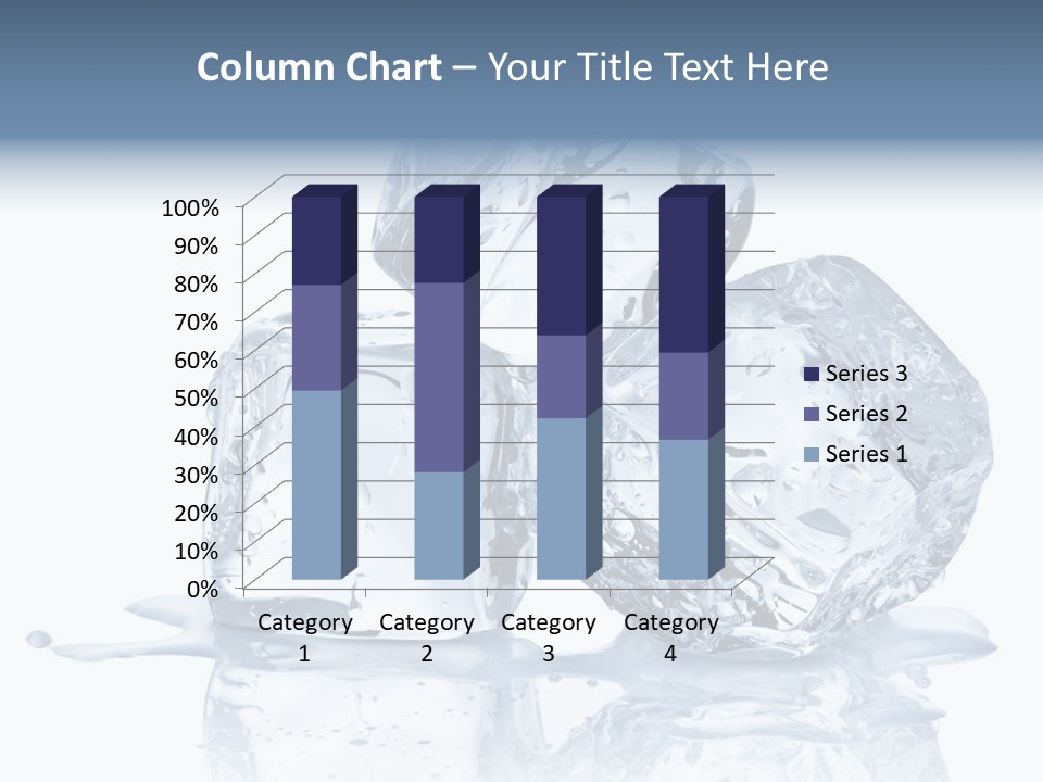 Transparent Refrigerate Freeze PowerPoint Template