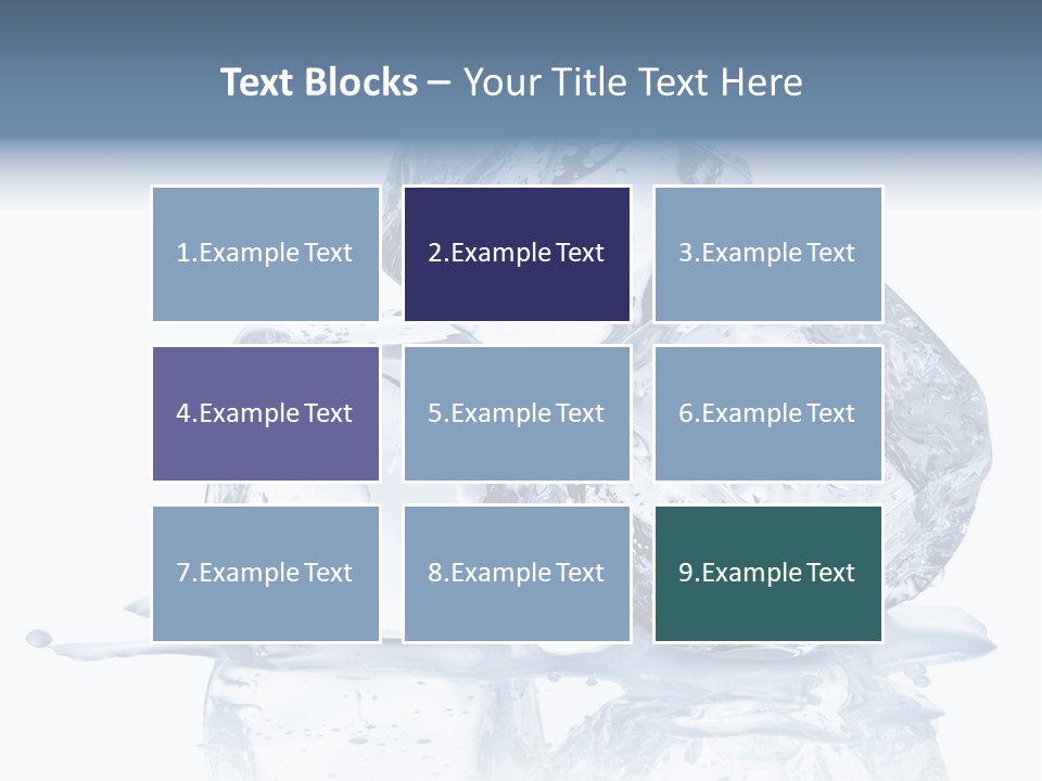 Transparent Refrigerate Freeze PowerPoint Template