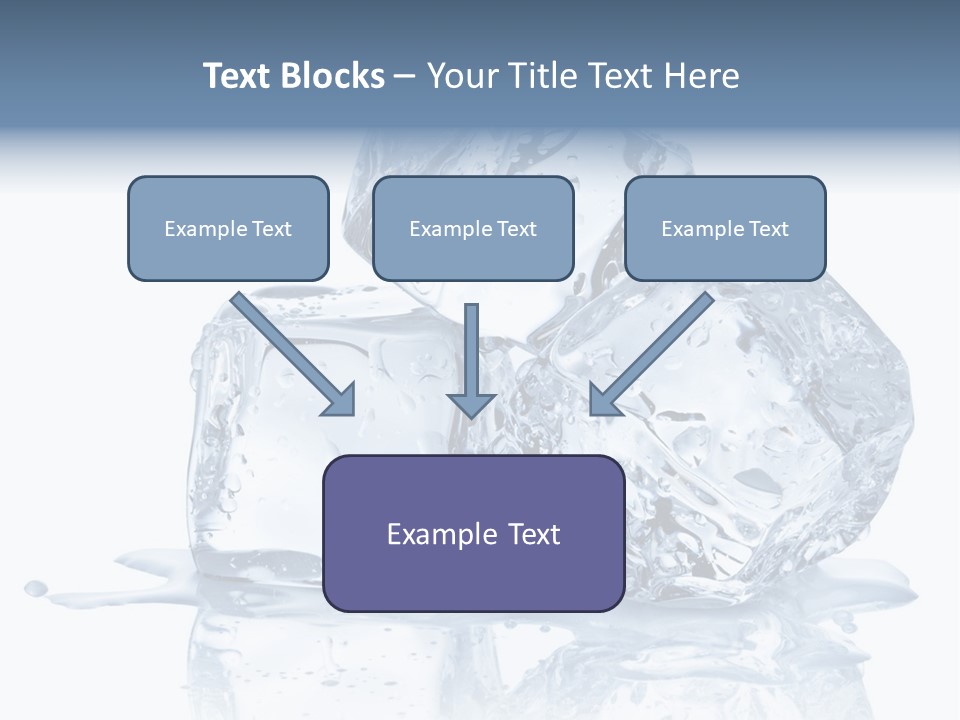 Transparent Refrigerate Freeze PowerPoint Template