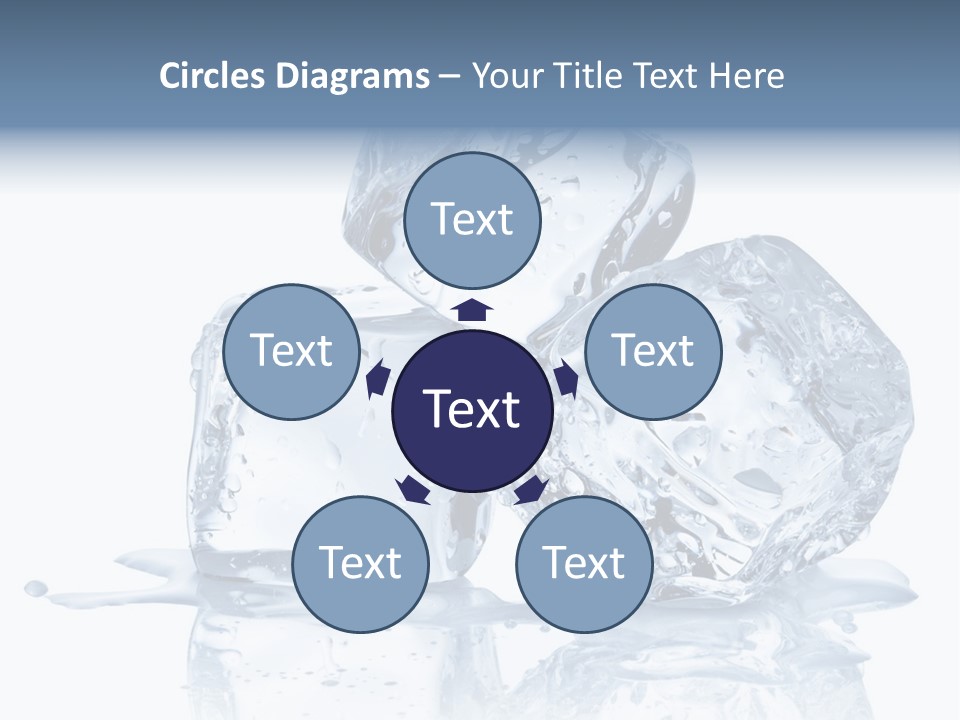 Transparent Refrigerate Freeze PowerPoint Template