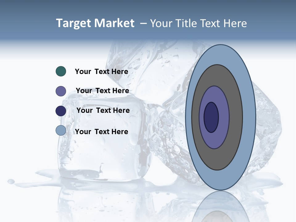 Transparent Refrigerate Freeze PowerPoint Template