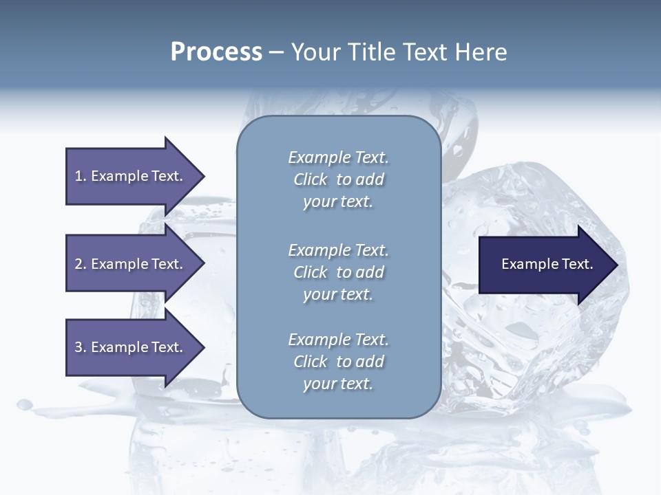 Transparent Refrigerate Freeze PowerPoint Template