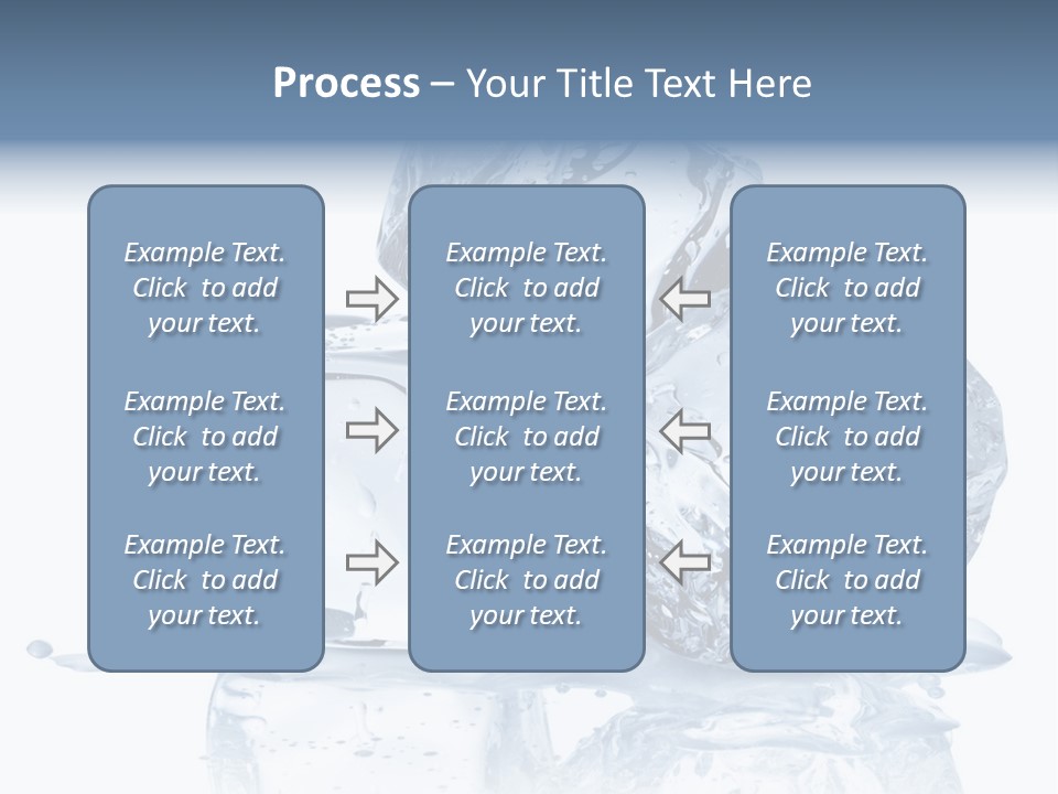 Transparent Refrigerate Freeze PowerPoint Template
