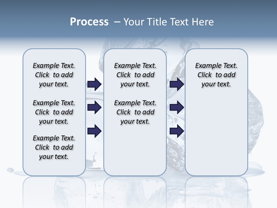 Transparent Refrigerate Freeze PowerPoint Template
