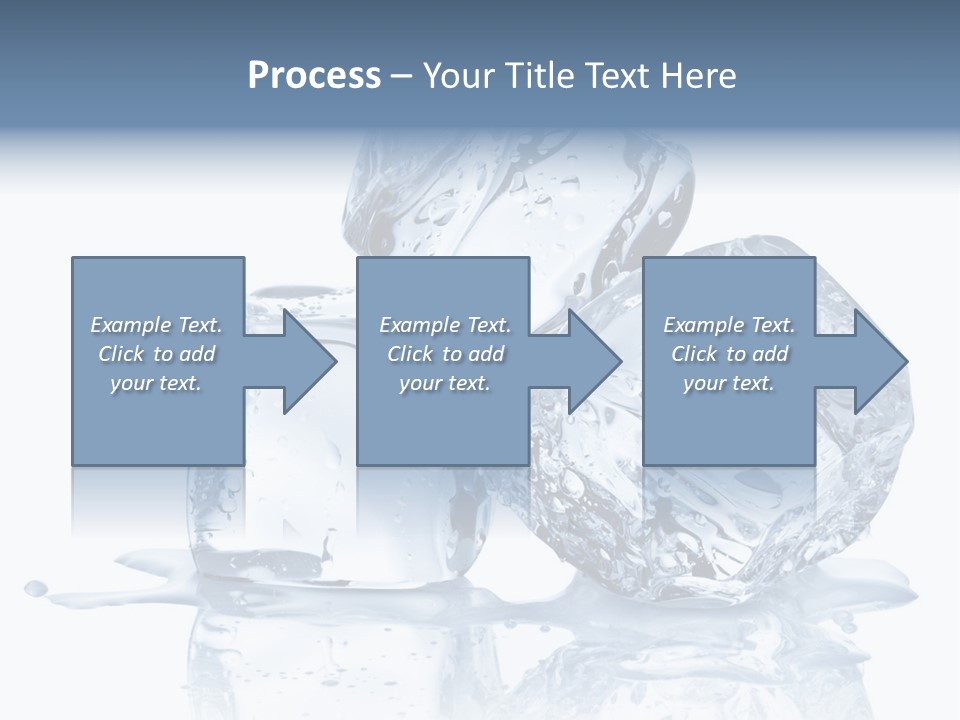 Transparent Refrigerate Freeze PowerPoint Template