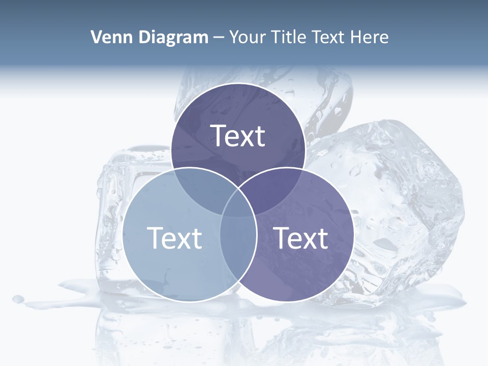 Transparent Refrigerate Freeze PowerPoint Template