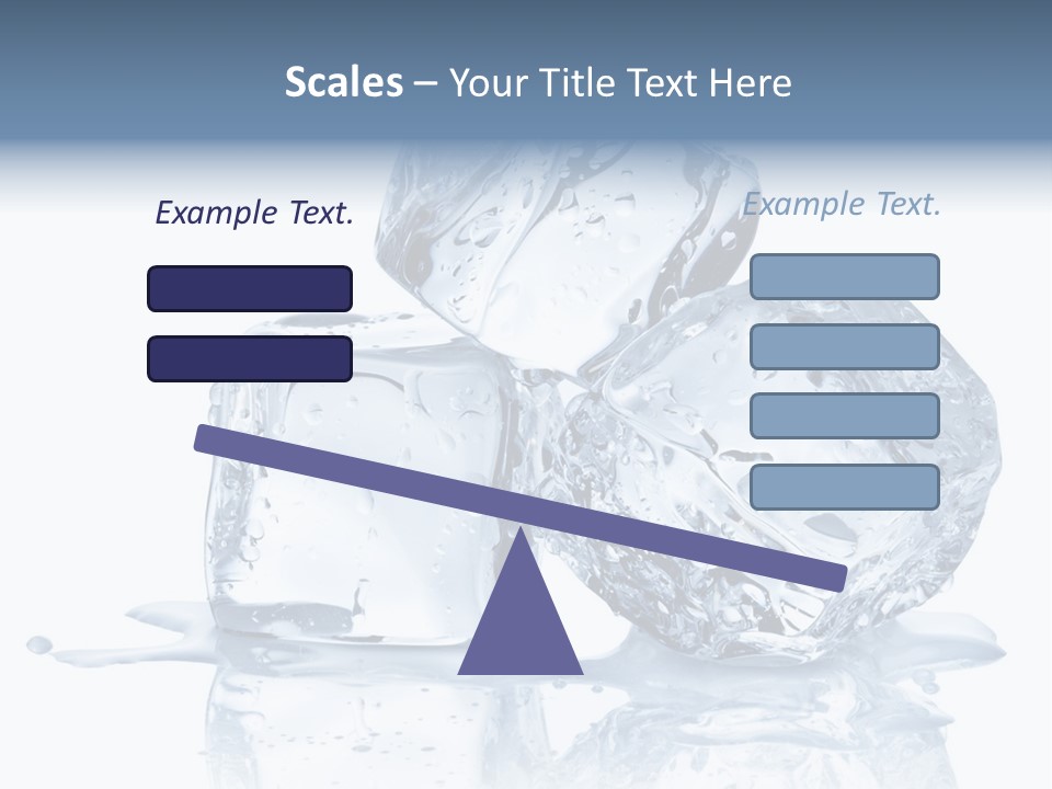 Transparent Refrigerate Freeze PowerPoint Template