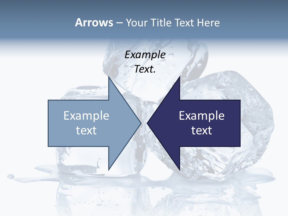 Transparent Refrigerate Freeze PowerPoint Template